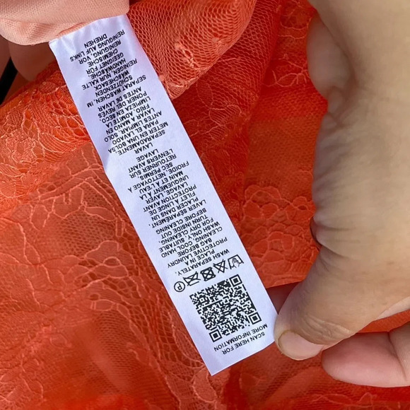 NWT ASOS LUXE Ruffle Shoulder Lace Mini Dress size 6 - Picture 14 of 15